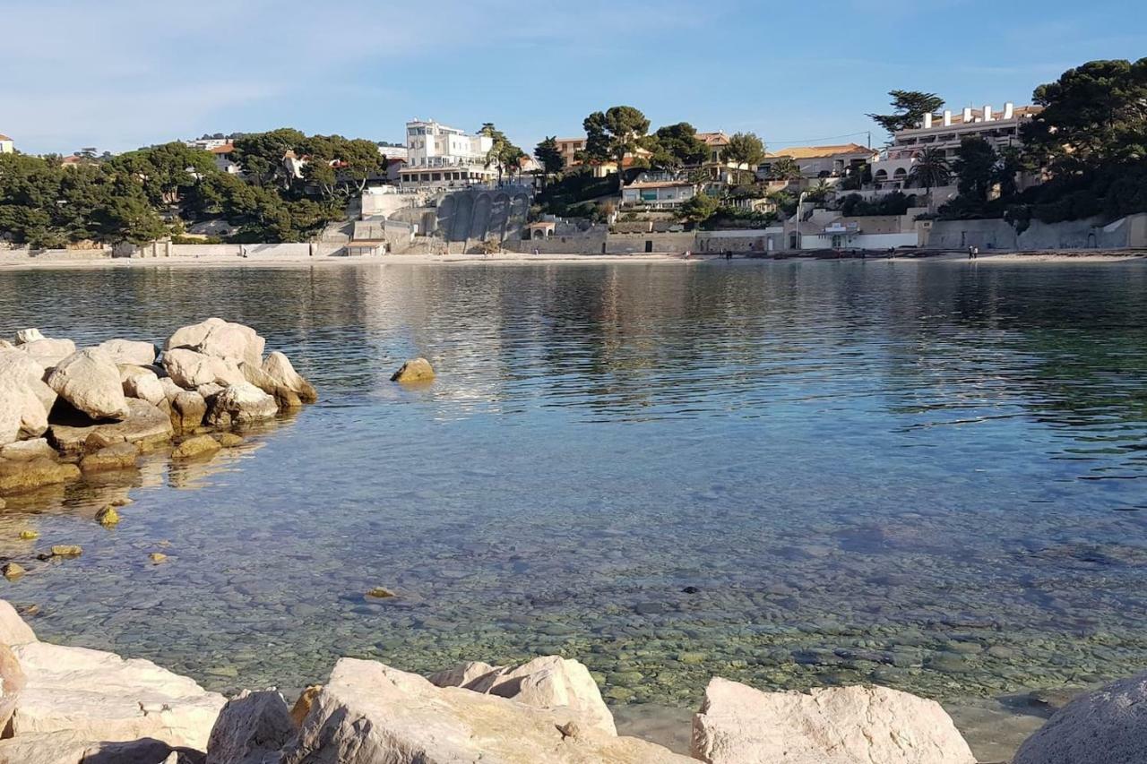 Studio Avec Grand Balcon- Residence De Caractere Bandol Bagian luar foto